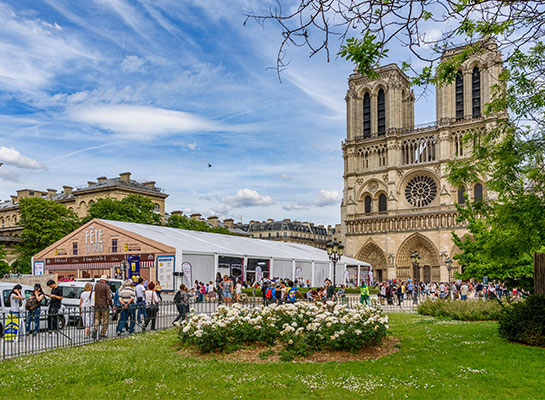 Le parvis de Notre Dame - Fête du pain 2017