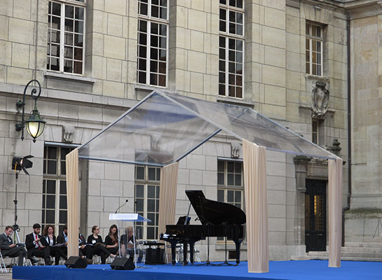 Aménagement événementiel au Panthéon