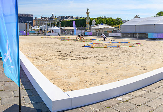 Aménagement des espaces à Paris pour la journée olympique